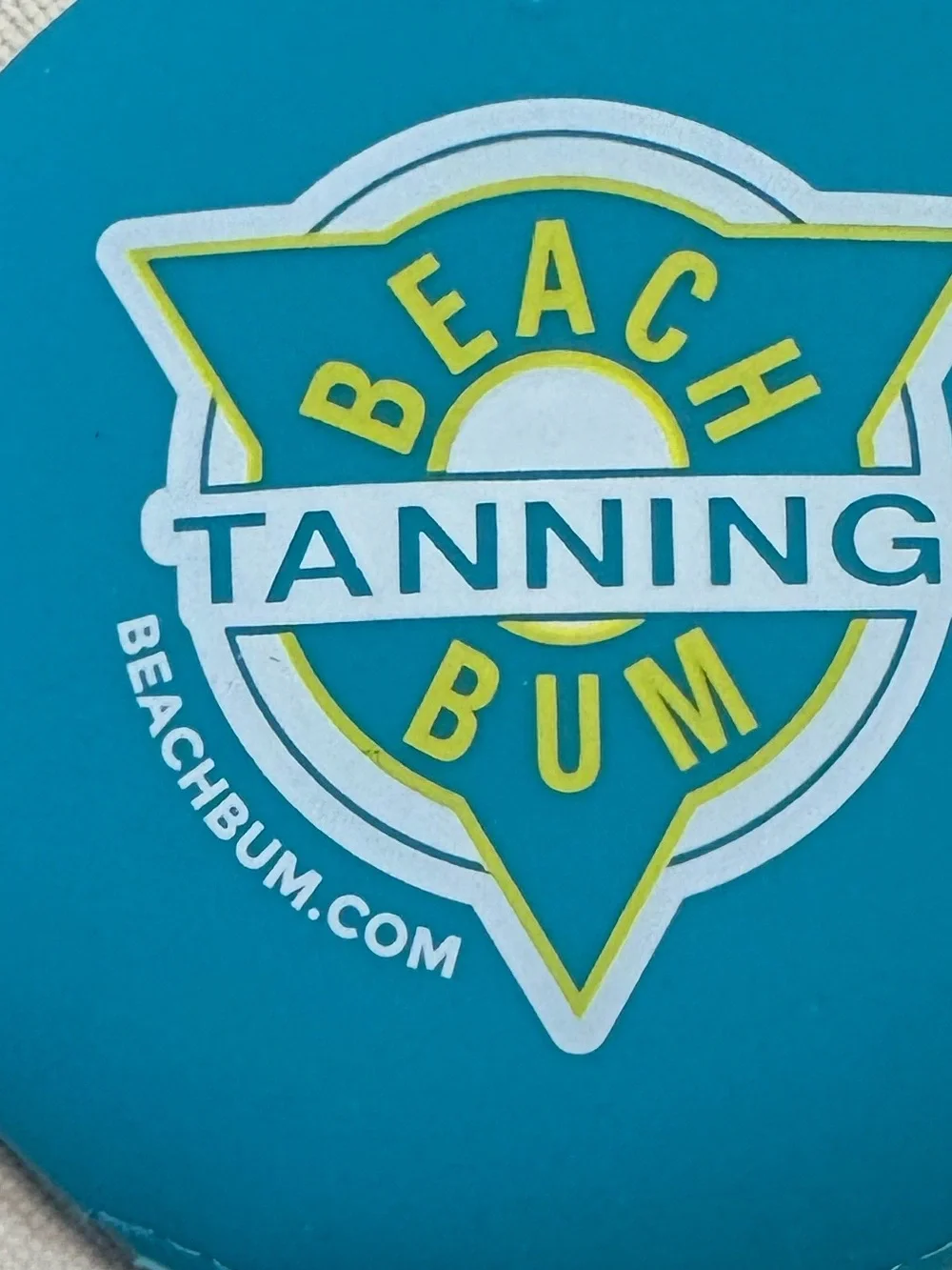 BEACH BUM Tanning Goggles Soft Zip Pouch